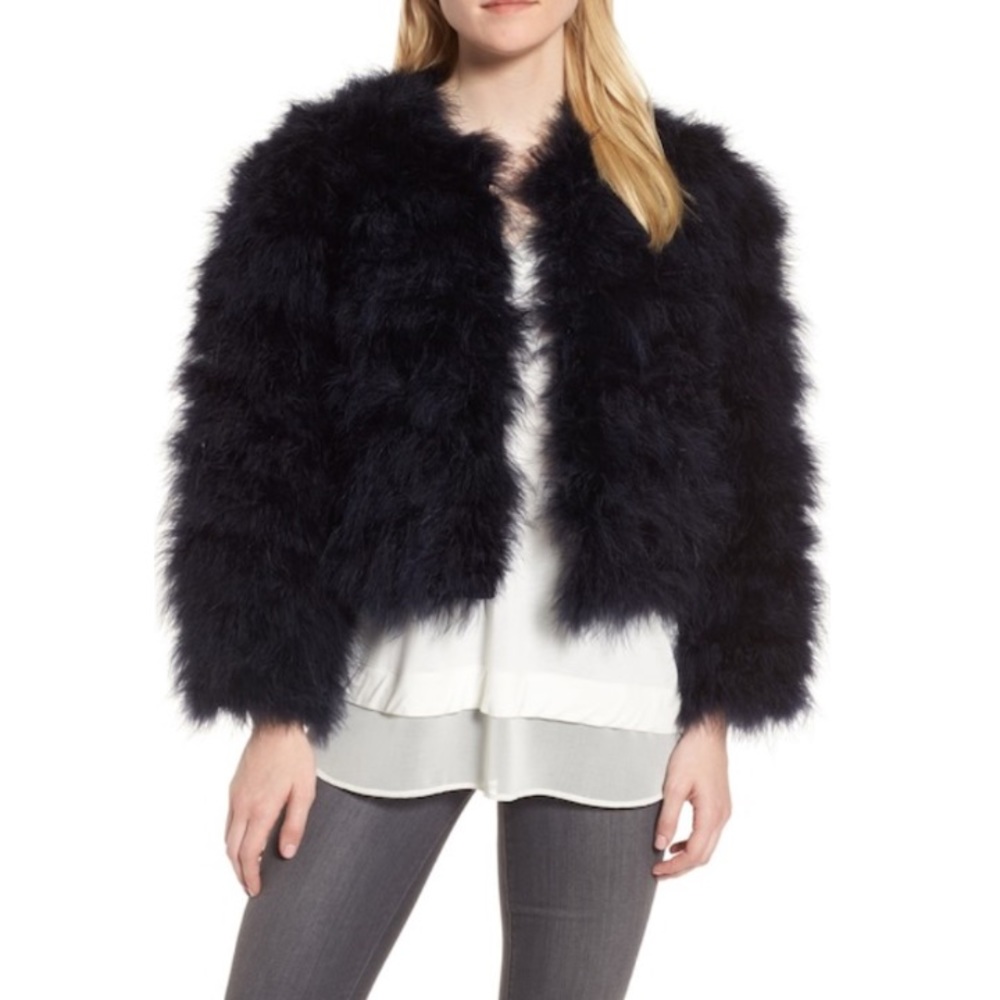 Feather Cropped Jacket | Chelsea28 - Picture 2 of 8